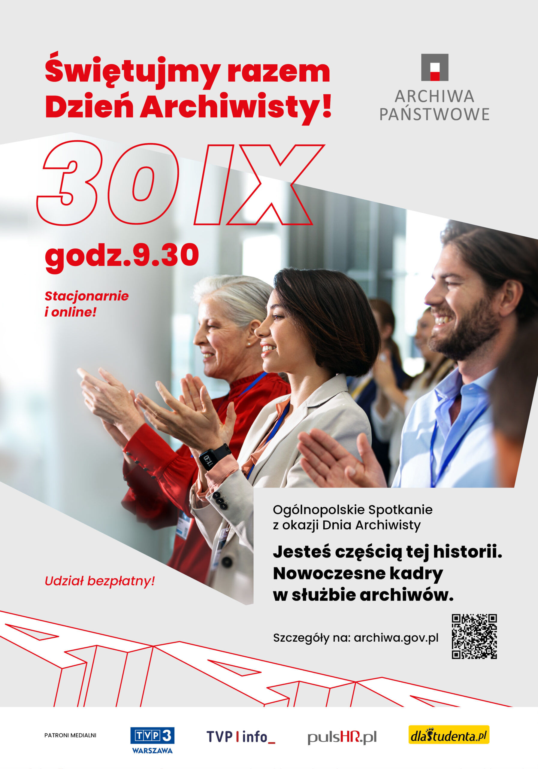 Plakat Dzień Archwisty loga